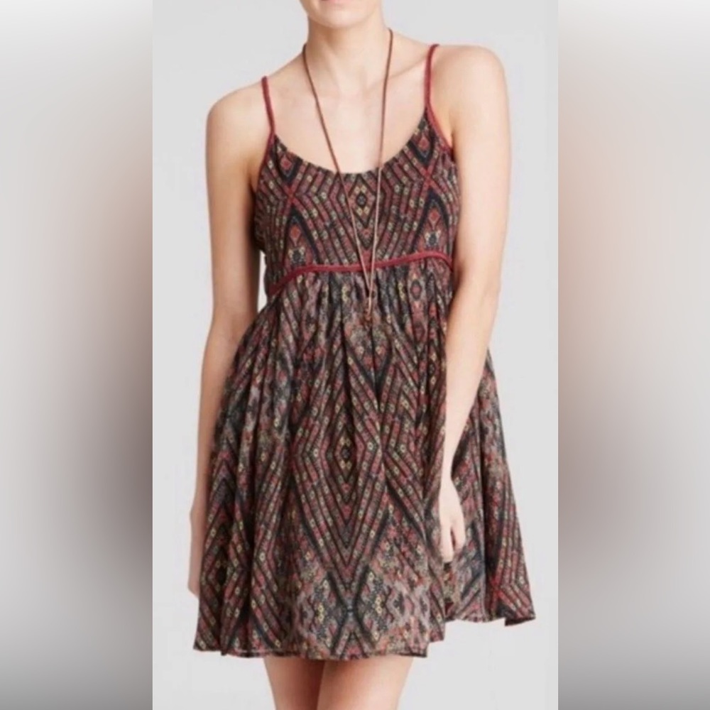 Free People Periscope in the Sky Strappy Babydoll Dress